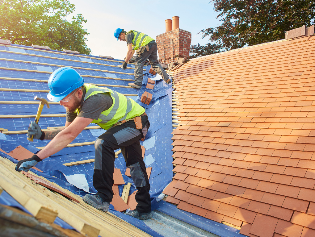 damaged roofing repair